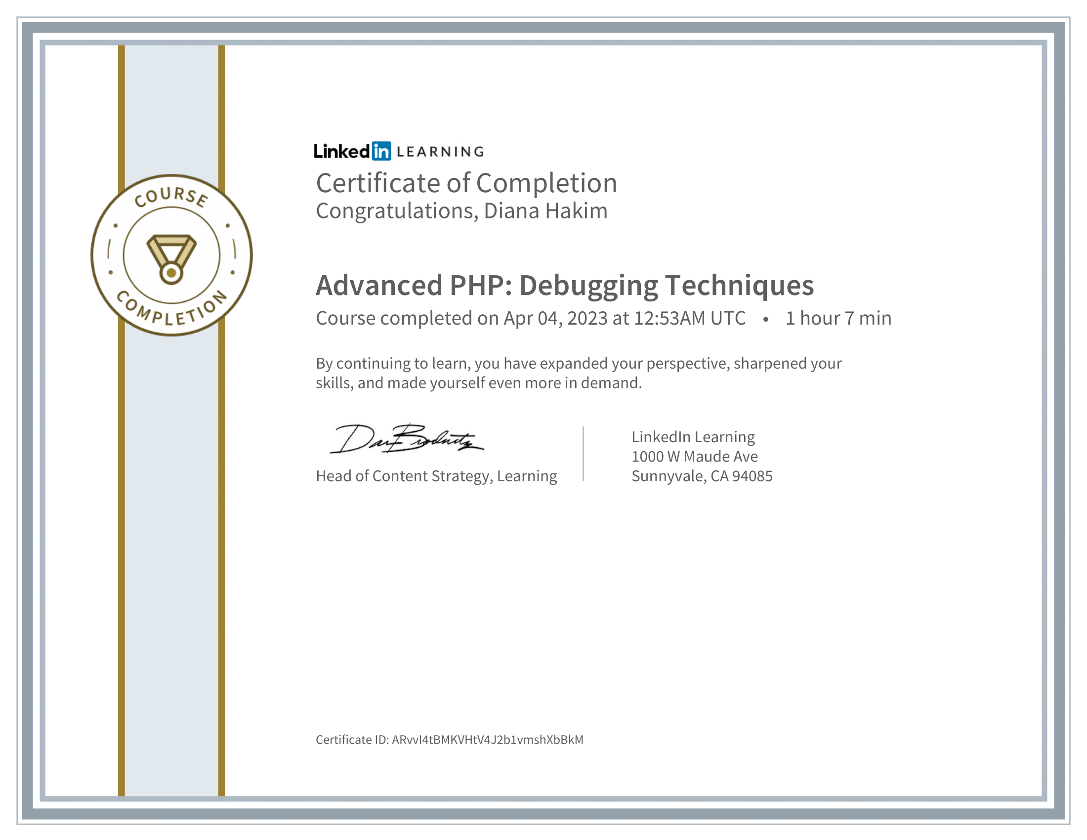 LinkedIn Learning: Advanced PHP Debugging